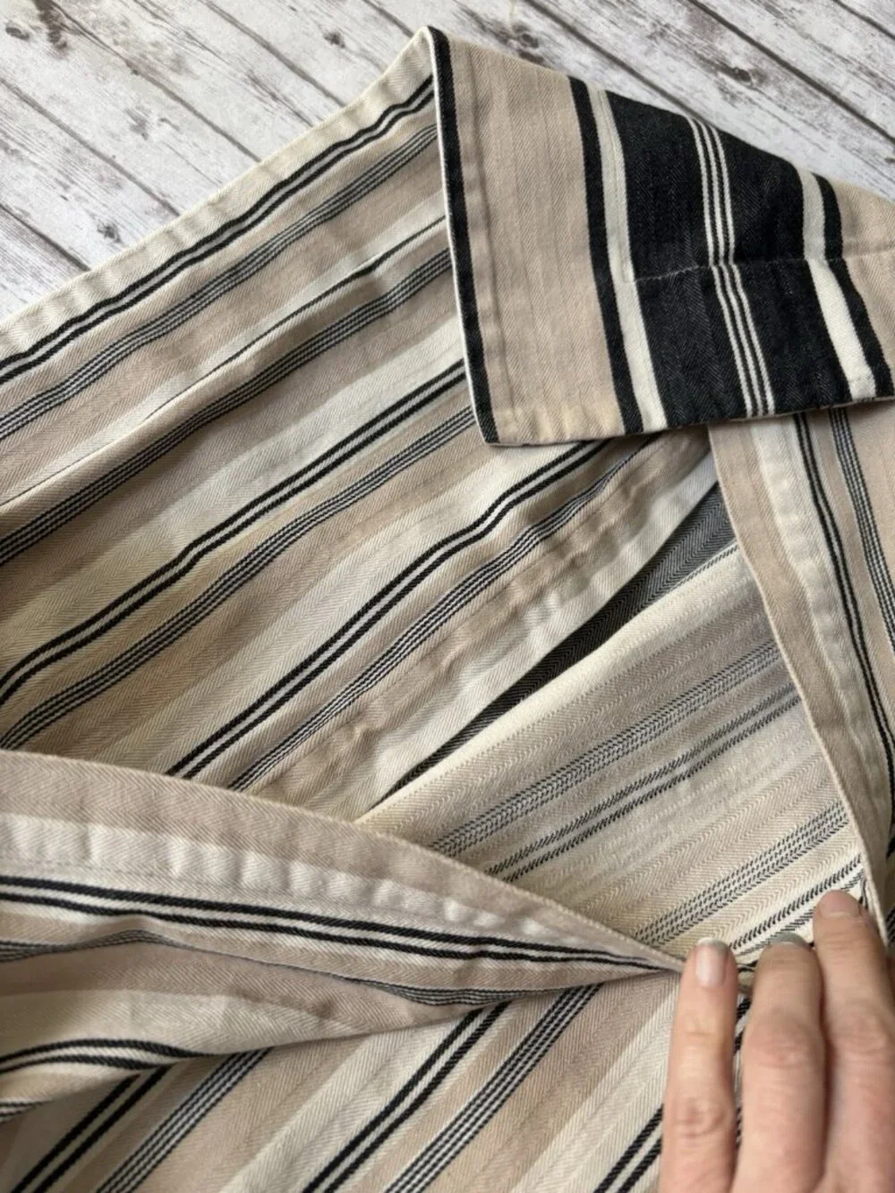Pottery Barn Pillow Shams Covers‎ Cream Tan Charcoal Gray Standard Cotton PAIR